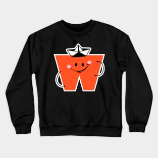 Letter W - Whimsical & Playful Gift for Wonder Crewneck Sweatshirt